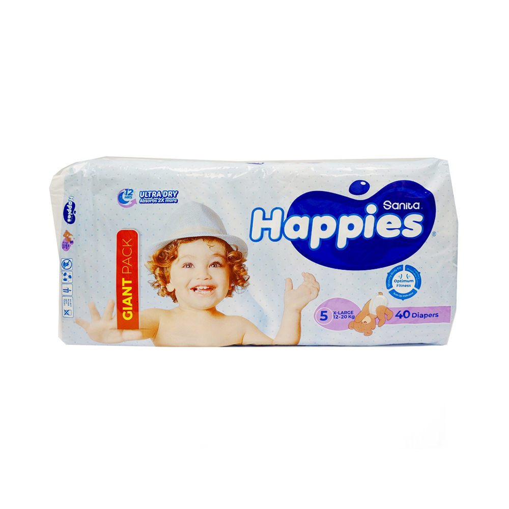 Huggies - Ultra Comfort Diapers, Size 4, Value Pack, 8-14 Kg, 40 Diapers